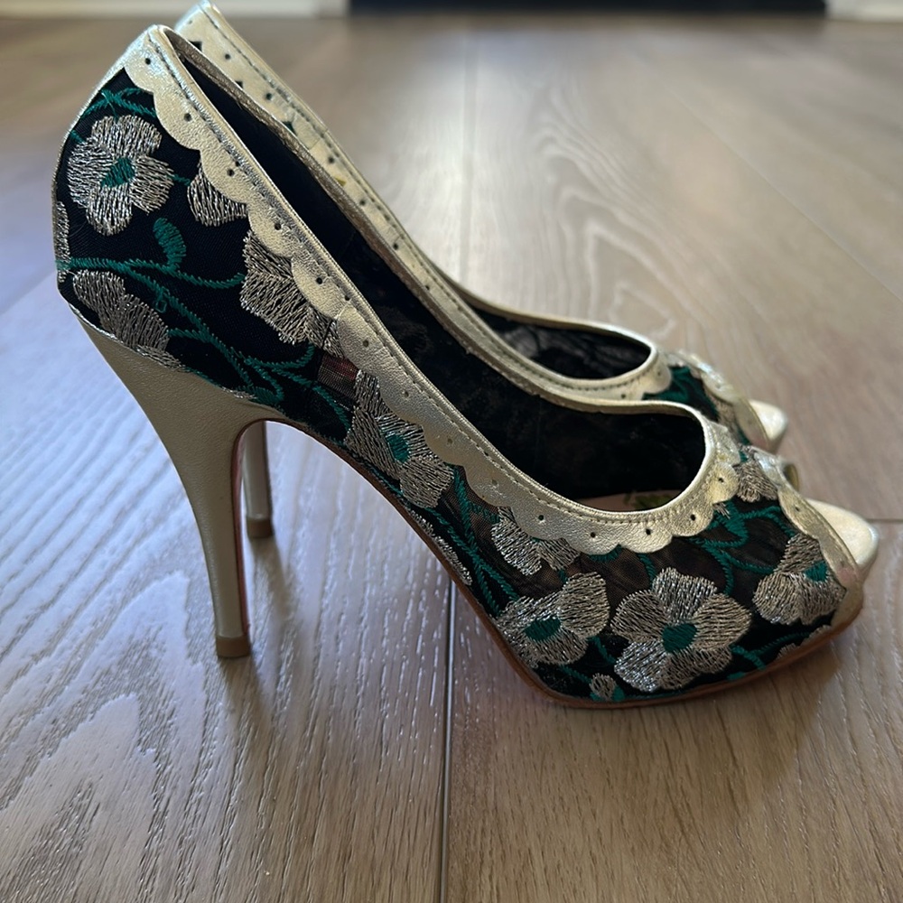 Betsey Johnson Peep Toe Heels
